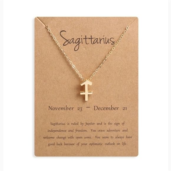 Sagittarius Pendant Necklace
Brand new - Picture 1 of 1